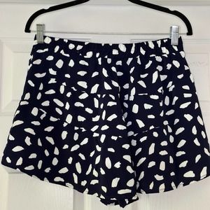 Navy silky skort size M